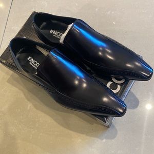 FI-7516 Blue Suede Rhinestones Spikes Slip on Loafer Fiesso by Aurelio Garcia